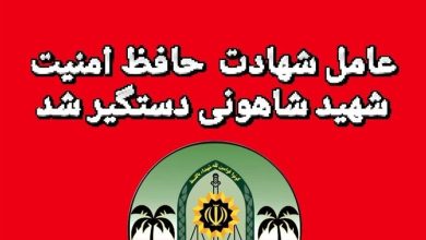 دستگیری عامل شهادت حافظ امنیت استان بوشهر «شهید شاهونی» / اخبار بوشهر - اخبار استانها