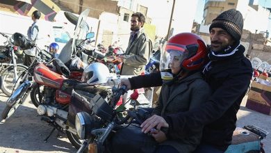 توزیع کلاه ایمنی رایگان بین موتورسواران مازندران / اخبار مازندران - اخبار استانها