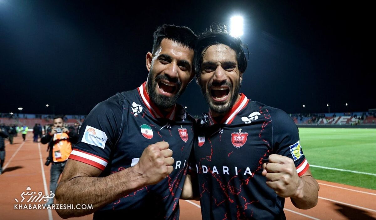 اشتباه فاجعهبار مدافعان پرسپولیس در گل خورده به فولاد / پرسپولیس , فولاد , لیگ برتر , ابرقویی , کنعانیزادگان