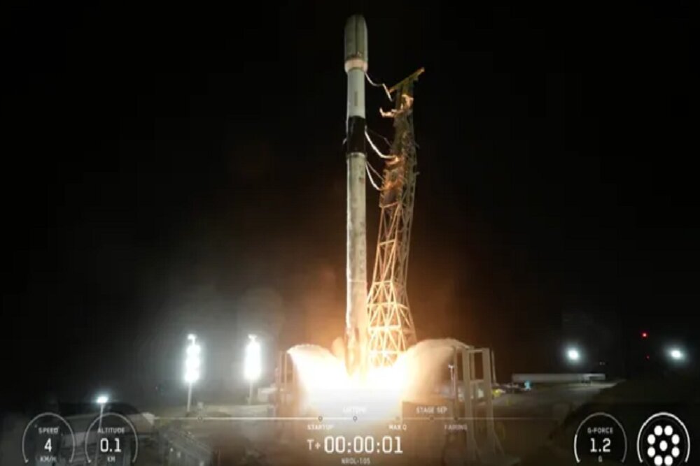 پرتاب ماهوارههای جاسوسی آمریکا با موشک اسپیسایکس / اسپیسایکس , ماهوارههای جاسوسی , فالکون ۹ , اداره ملی شناسایی آمریکا , ماموریت فضایی