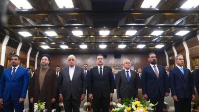 تأکید نخستوزیر عراق بر نقش بیبدیل شهید سلیمانی در مبارزه با تروریسم / شهید سلیمانی , تروریسم , عراق , محمد شیاع السودانی , فرودگاه بغداد