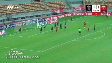 فرشاد احمدزاده با گلزنی به پرسپولیس بغضش ترکید / فرشاد احمدزاده , پرسپولیس , فولاد خوزستان , لیگ برتر فوتبال ایران , گلزنی