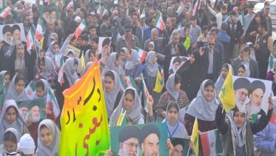 محکومیت جنایت تروریستها در راهپیمایی بوشهریها+تصویر / اخبار بوشهر - اخبار استانها