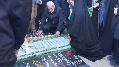 حضور سردار قاآنی در گلزار شهدای کرمان / اخبار کرمان - اخبار استانها