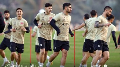 تمرین تاکتیکی پرسپولیس در قطر با حضور ایگور سرگیف / پرسپولیس , ایگور سرگیف , تمرینات تیم ملی , اردوی قطر , لیگ برتر