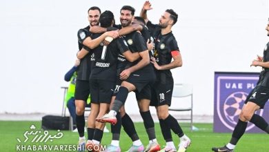 پیروزی کلبا در لیگ امارات با گلزنی سامان قدوس / لیگ امارات , کلبا , سامان قدوس , فوتبال ایران , عجمان