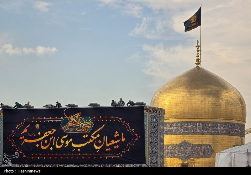 حال و هوای حرم مطهر رضوی در عزای باب الحوائج(ع) / اخبار خراسان رضوی - اخبار استانها