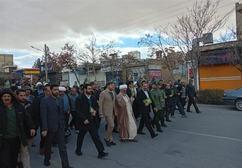 اعلام انزجار مردم نهاوند از اقدامات اغتشاشگران در اهانت به قرآن / اخبار همدان - اخبار استانها