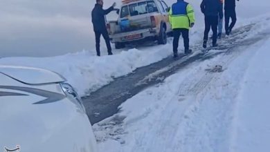 نجات مادر باردار طارمی در برف سنگین / اخبار زنجان - اخبار استانها