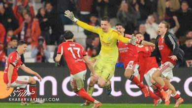 تروبین با گل دراماتیک بنفیکا را به مرحله پلیآف رساند / تروبین , بنفیکا , پلیآف , فوتبال اروپا , گل دراماتیک