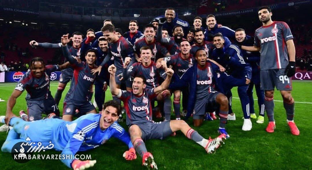 مهدی طارمی در جشن صعود المپیاکوس به پلیآف لیگ قهرمانان اروپا حاضر شد / مهدی طارمی , المپیاکوس , لیگ قهرمانان اروپا , آژاکس , فوتبال اروپا