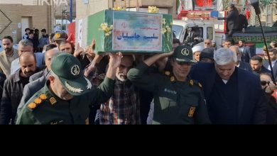 پیکر شهید مدافع امنیت سلیم جلیلیان در خرمشهر تشییع شد / اخبار خوزستان - اخبار استانها