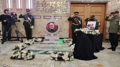 رونمایی از سنگ مزار جدید شهید سرلشکر پاسدار حاج حسین سلامی در شهر ری / اخبار استان تهران - اخبار استانها