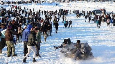 حال خوش مازندرانیها از بارش برف + فیلم / اخبار مازندران - اخبار استانها