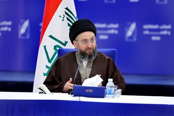 تأکید رئیس جریان حکمت ملی عراق بر ضرورت کنترل حریم هوایی برای حفظ حاکمیت کشور / عراق , سید عمار حکیم , حریم هوایی , پدافند هوایی , الحشد الشعبی