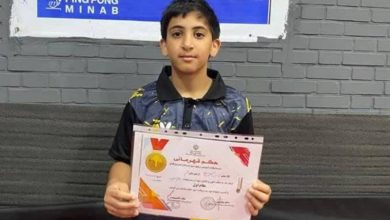 قهرمانی نونهال قشمی در رقابتهای تنیس روی میز کشور / اخبار جزایر خلیج فارس - اخبار استانها