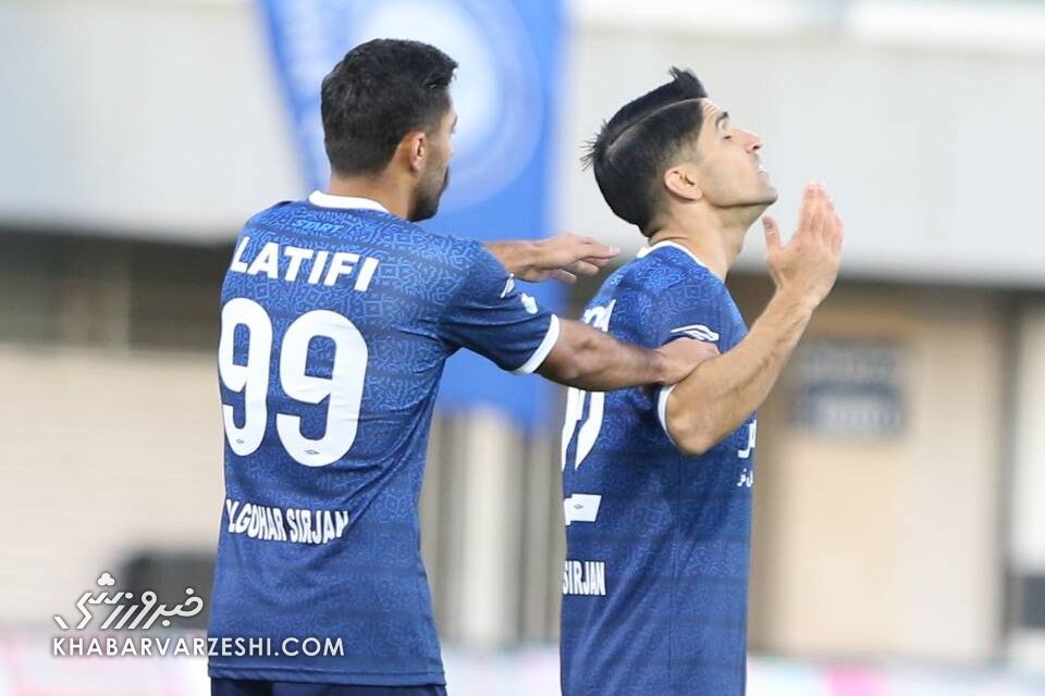 پورعلی: پیروزی مقابل پرسپولیس سخت بود؛ صدرنشینی گلگهر فعلاً موقت است / پوریا پورعلی , گل گهر سیرجان , پرسپولیس , لیگ برتر , گلزنی