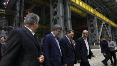 وزیر صمت نیروگاه گازی ۵۰ مگاواتی مجتمع فولاد بافق را افتتاح کرد / وزیر صمت , نیروگاه گازی , فولاد بافق , افتتاح طرح , دهه فجر