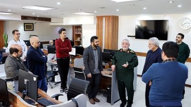 سردار جباری از خبرگزاری تسنیم بازدید کرد / اخبار سیاسی روز , اخبار نیروهای مسلح ایران