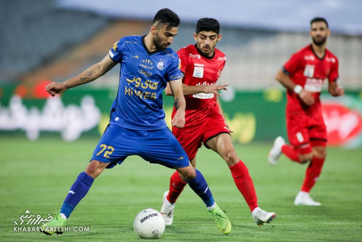 تساوی پرگل استقلال و پرسپولیس در آخرین دربی با تماشاگر قبل از کرونا / استقلال , پرسپولیس , دربی تهران , لیگ برتر , ارسلان مطهری