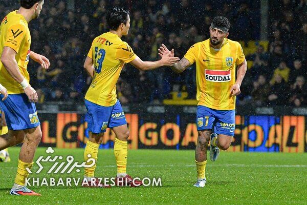 درخشش صیادمنش؛ پیروزی ۲-۱ وسترلو مقابل شارلوا در ژوپیلر لیگ / اللهیار صیادمنش , وسترلو , شارلوا , لیگ بلژیک , فوتبال ایران