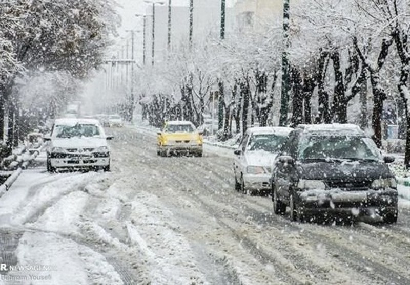 بارش برف و باران همدان در همدان/ هشدار وقوع کولاک و باد شدید / اخبار همدان - اخبار استانها