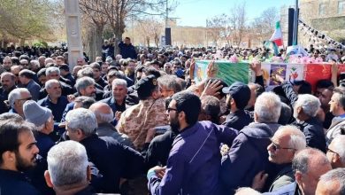 تشییع باشکوه سردار شهید محمدرضا ثقفیفر در بشرویه / اخبار خراسان جنوبی - اخبار استانها