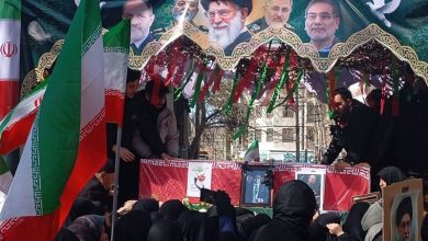 پیکر 5 شهید حملات آمریکایی-صهیونیستی در شهریار آرام گرفت+فیلم / اخبار استان تهران - اخبار استانها