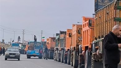 رژه کامیونداران گناباد و بیعت با رهبری/لبیک جهت کمکرسانی به بنادر / اخبار خراسان رضوی - اخبار استانها