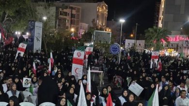 تجمع بوشهریها در حمایت از مدافعان میهن در شب اول سال جدید / اخبار بوشهر - اخبار استانها