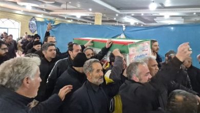 وداع باشکوه بهارستانیها با پیکر 2 شهید حملات آمریکایی ـ صهیونی + فیلم / اخبار استان تهران - اخبار استانها