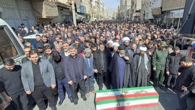 وداع باشکوه مردم بهارستان با پاسدار مدافع حریم ولایت+فیلم / اخبار استان تهران - اخبار استانها