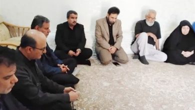 دیدار مدیرکل بنیاد شهید بوشهر با خانواده شهدای ناوچه دنا در بوشهر / اخبار بوشهر - اخبار استانها