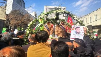 پیکر پاسدار مدافع وطن در زنجان تشییع شد / اخبار زنجان - اخبار استانها