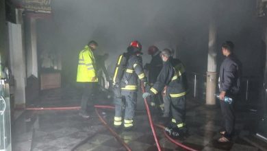 مهار آتشسوزی مجتمع تجاری در گناباد پس از 3 ساعت عملیات + تصاویر / اخبار خراسان رضوی - اخبار استانها