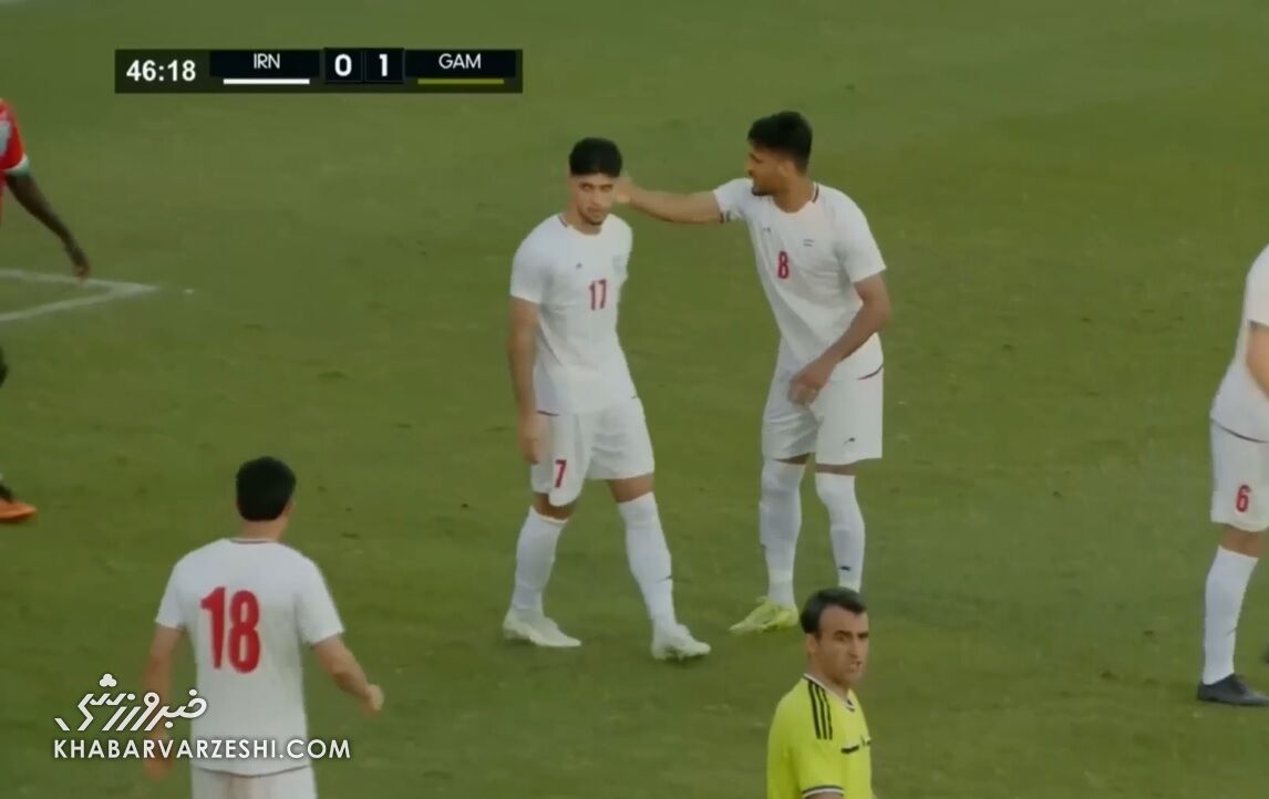 آریا یوسفی، ایران را در مقابل گامبیا به گل تساوی رساند / آریا یوسفی , تیم ملی فوتبال ایران , گامبیا , گل تساوی , فوتبال