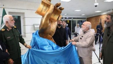 'کلام ماندگار' نخستین اثر تجسمی مفهومی با الهام از زبان بدن امام شهید / اخبار خوزستان - اخبار استانها