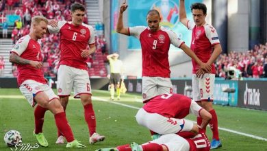 سکته قلبی کریستین اریکسن؛ لغو دیدار دانمارک و اوکراین / کریستین اریکسن , دانمارک , اوکراین , سکته قلبی , لغو بازی