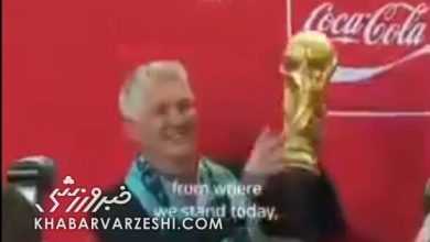 رونمایی از جام قهرمانی جهان در نیویورک با حضور ممدانی و شواین اشتایگر / جام قهرمانی جهان , نیویورک , باستین شواین اشتایگر , زهران ممدانی , رونمایی جام