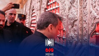 استقبال زائران حرمامام حسین (ع) از عراقچی