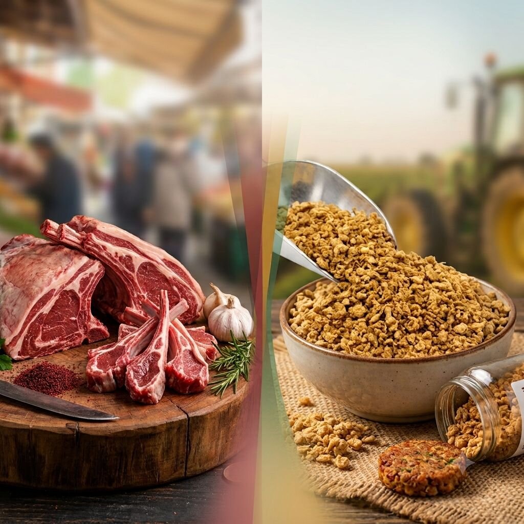 تأثیر ممنوعیت صادرات سویا بر بازار گوشت و تولید پروتئینهای جایگزین / سویا , گوشت , نهاده دامی , پروتئین , سبد خانوار