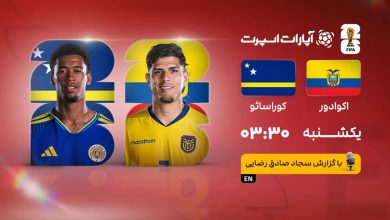 اکوادور و کوراسائو؛ نبرد در مقدماتی جام جهانی ۲۰۲۶ / اکوادور , کوراسائو , جام جهانی ۲۰۲۶ , مقدماتی جام جهانی , فوتبال