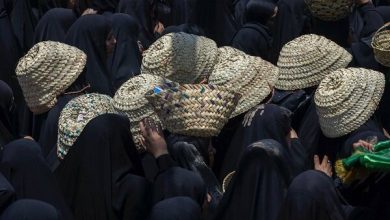 عزاداری سنتی زنان قبیله بنی اسد در کربلا+فیلم