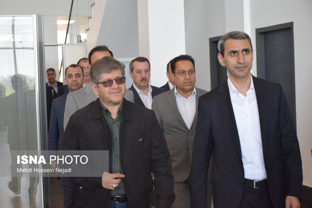 مدیران راهآهن ایران و آذربایجان از بارانداز ریلی آستارا بازدید کردند / راهآهن , آستارا , آذربایجان , پایانه ریلی , زیرساخت