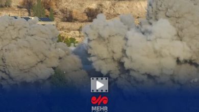 لحظه هدف قرار گرفتن نظامیان اسرائیلی در جنوب لبنان