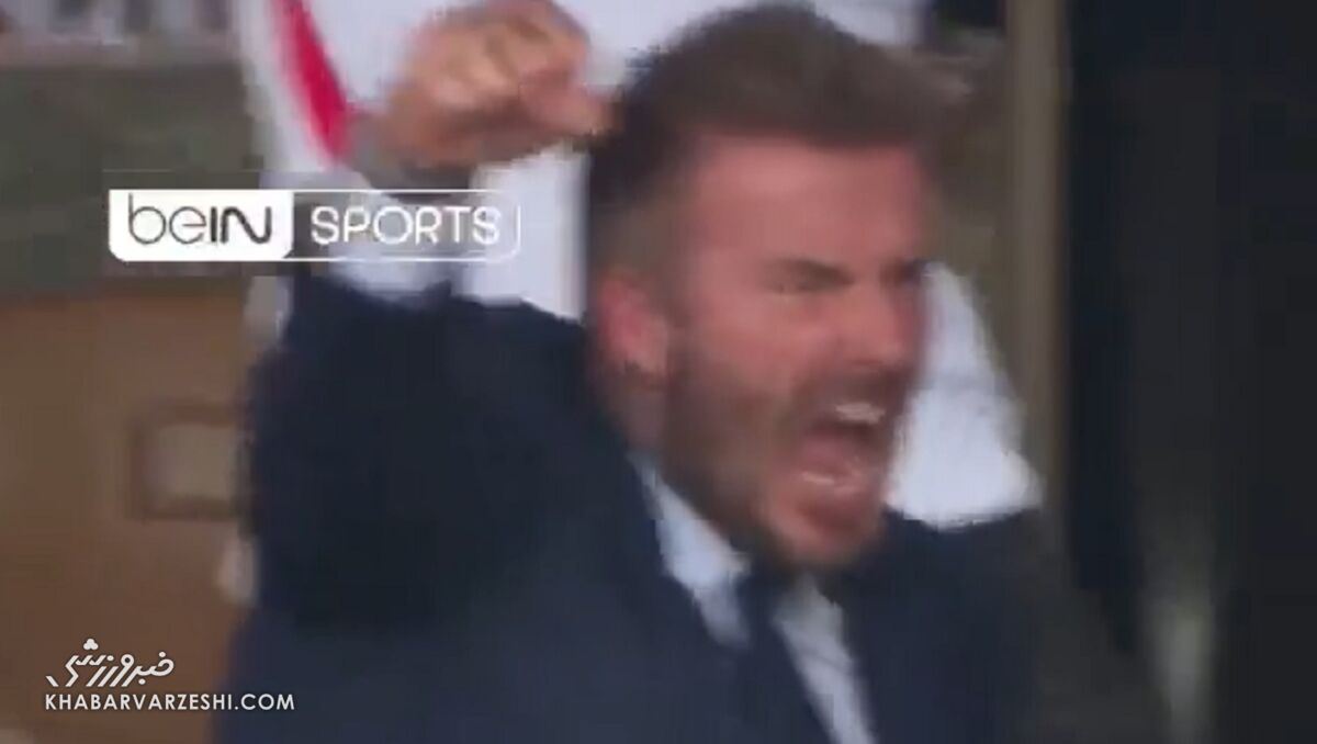 بکام در ورزشگاه از گلزنی بلینگام به نروژ ابراز خوشحالی کرد؛ انگلیس به نیمه نهایی رسید / جود بلینگام , دیوید بکام , تیم ملی انگلیس , نروژ , جام ملتها