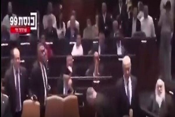 فرار خفتبار نتانیاهو از پارلمان رژیم صهیونیستی