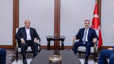 رایزنی رئیس جدید دفتر سیاسی حماس با وزیر خارجه ترکیه در آنکارا