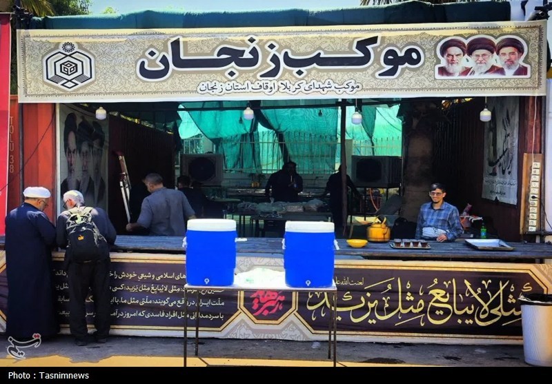 آغاز خدماترسانی موکب شهدای کربلا زنجان در مرز خسروی / اخبار زنجان - اخبار استانها