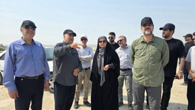 بازدید وزیر راه از عملیات اجرایی پل کنخ در محور بندرلنگه-بندرخمیر / وزیر راه , پل کنخ , بندرلنگه , بندرخمیر , شرکت ساخت و توسعه زیربناهای حملونقل
